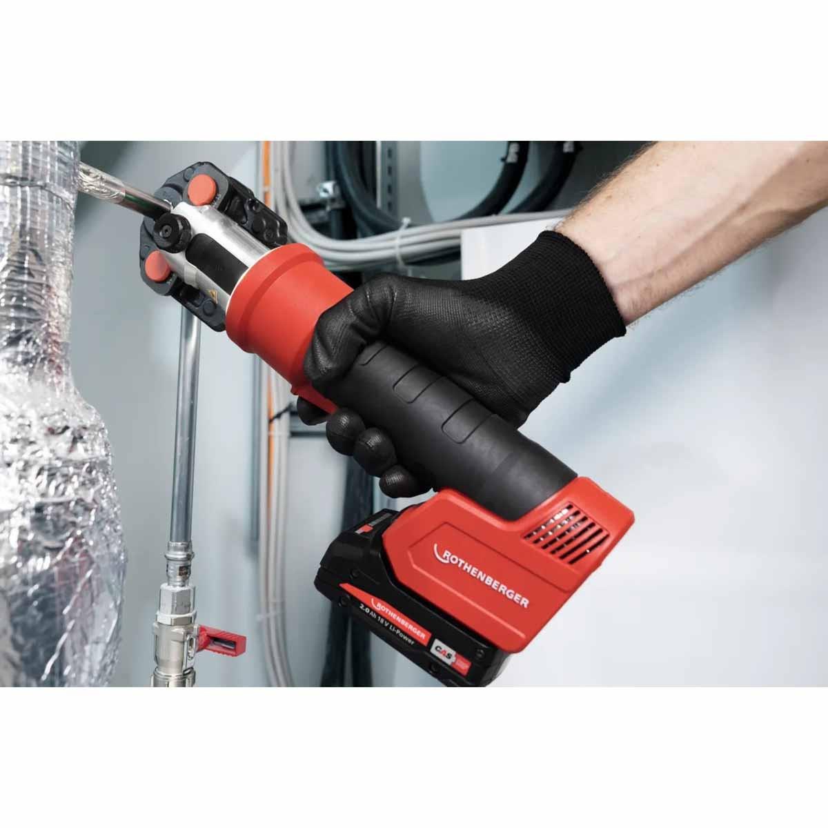 Rothenberger Romax Compact3 18V Nano M Profile 15-22-28MM with 2.0Ah battery & Charger 1000005457