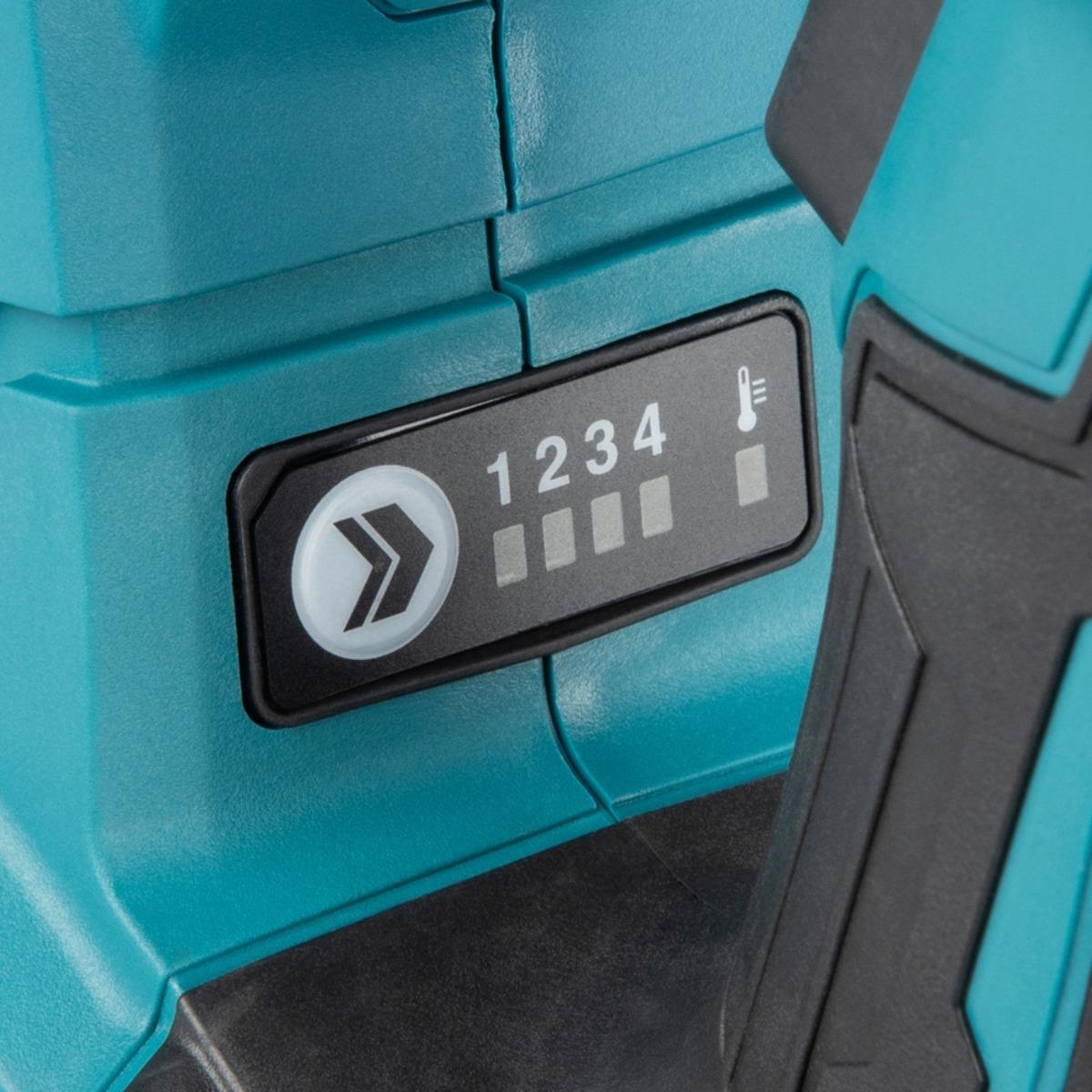 Makita HR011GZ03 40V Max XGT Brushless SDS-Plus Rotary Hammer Drill with 1 x 5.0Ah Battery, Charger, Dust Collector & Case
