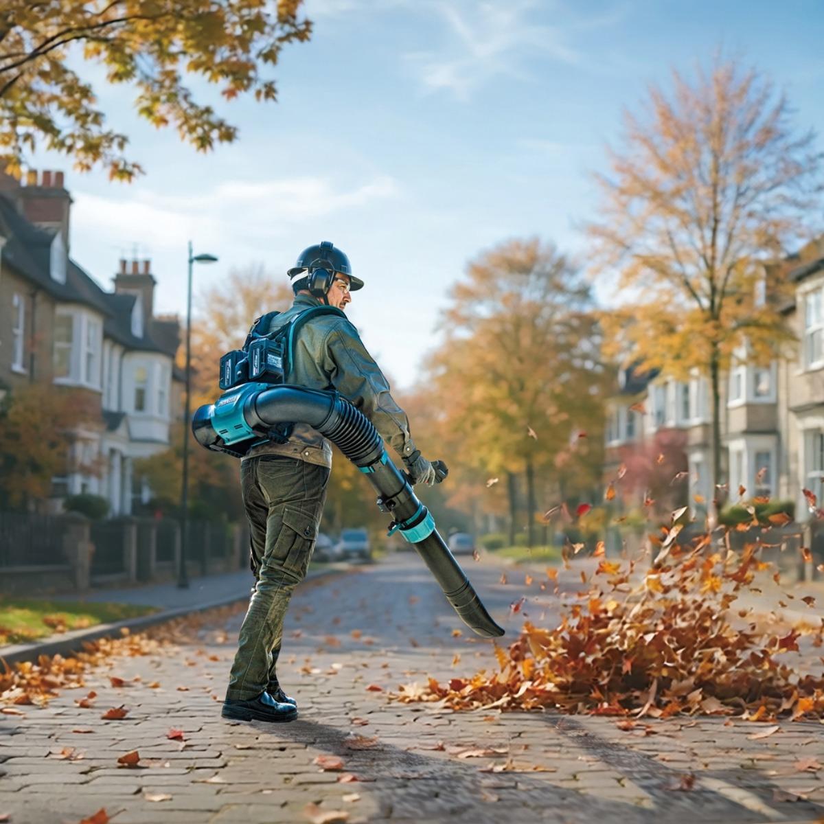 Makita UB004GZ 40V Max XGT Brushless Backpack Leaf Blower with 2 x 8.0Ah Battery & Charger