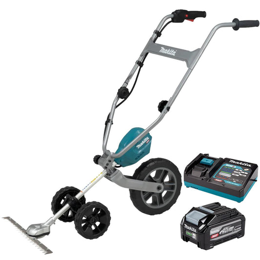 Makita UG001GZ 40V Max XGT Brushless Ground Trimmer with 1 x 4.0Ah Battery & Charger