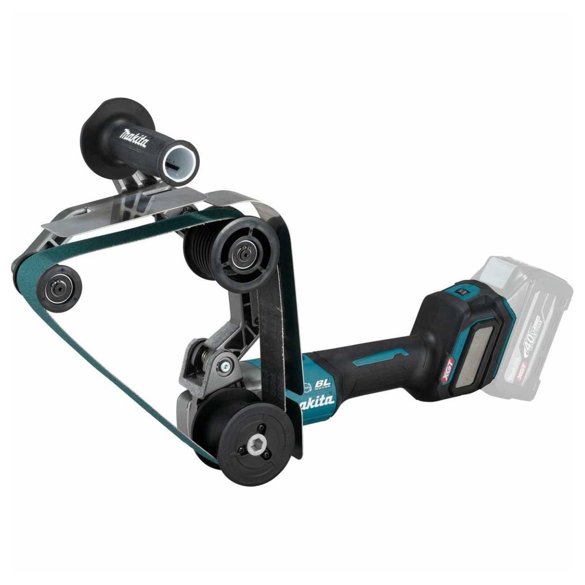 Makita BS002GZ 40V Max XGT Brushless Pipe Belt Sander with 1 x 8.0Ah Battery & Charger