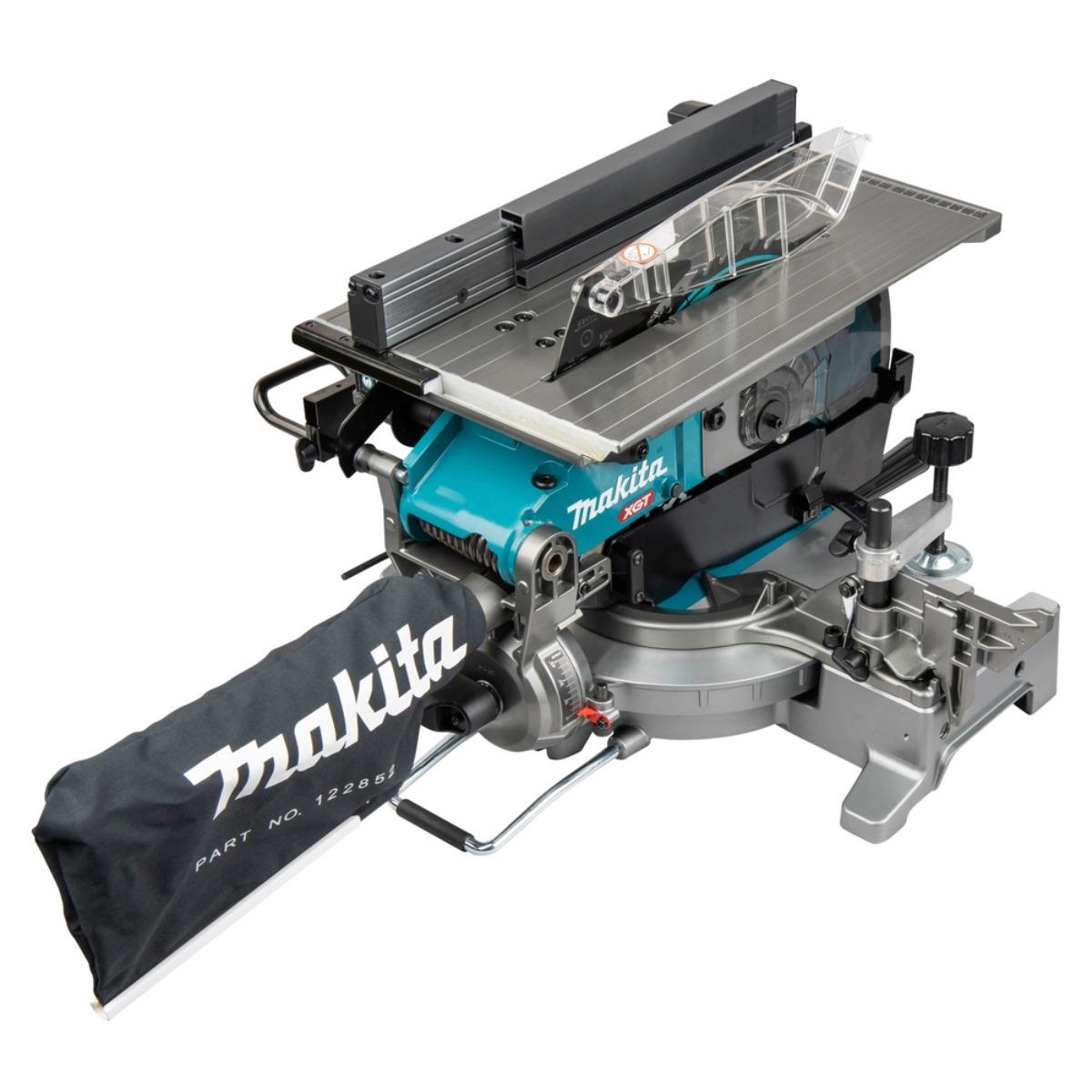 Makita LH001GZ 40V Max XGT Brushless 260mm Table Top Mitre Saw with 1 x 8.0Ah Battery & Charger