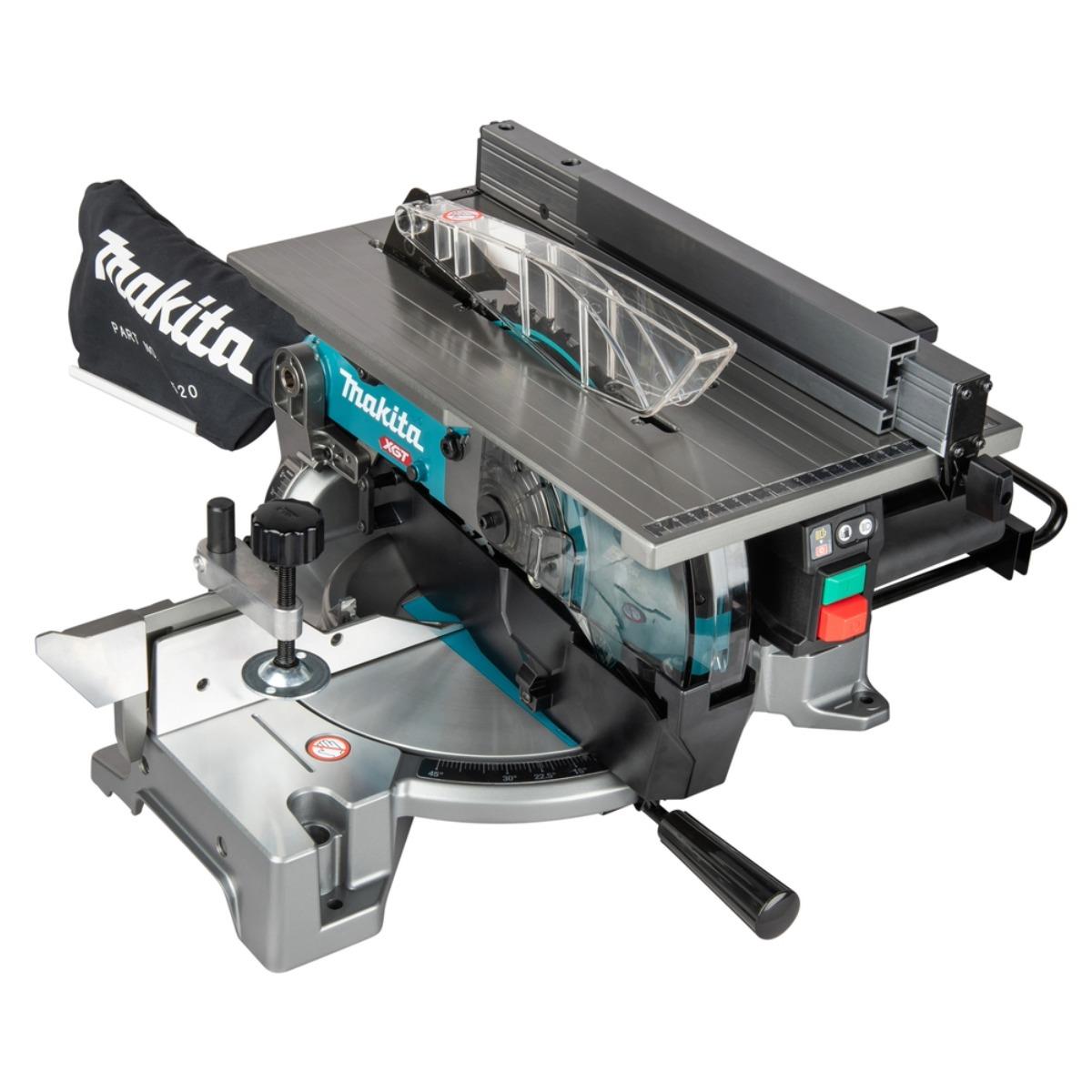 Makita LH001GZ 40V Max XGT Brushless 260mm Table Top Mitre Saw with 1 x 4.0Ah Battery & Charger