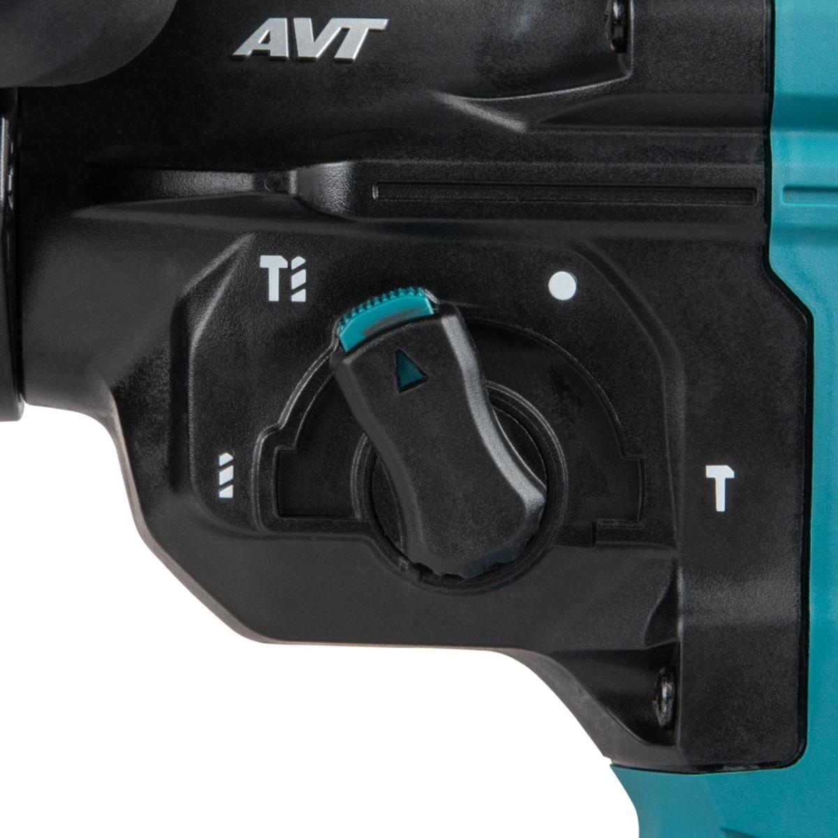 Makita HR012GZ03 40V Max XGT Brushless SDS-Plus Rotary Hammer Drill with 1 x 5.0Ah Battery, Charger Dust Collector & Case