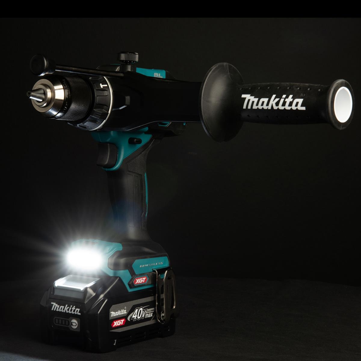 Makita DK0249G201 40V Max XGT Combi Drill & Impact Driver Combo Kit With 2 x 4.0Ah Batteries, Charger In Case