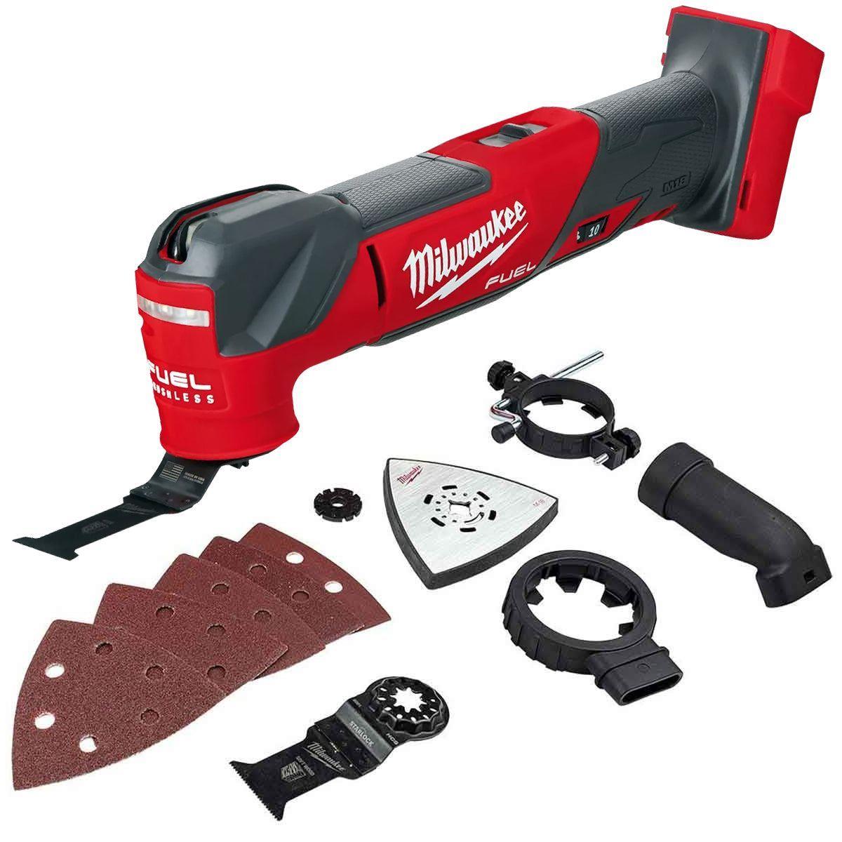 Milwaukee 18V 9 Piece Combo Kit with 3 x 5.0Ah Batteries & Charger M18T4TKIT-4642