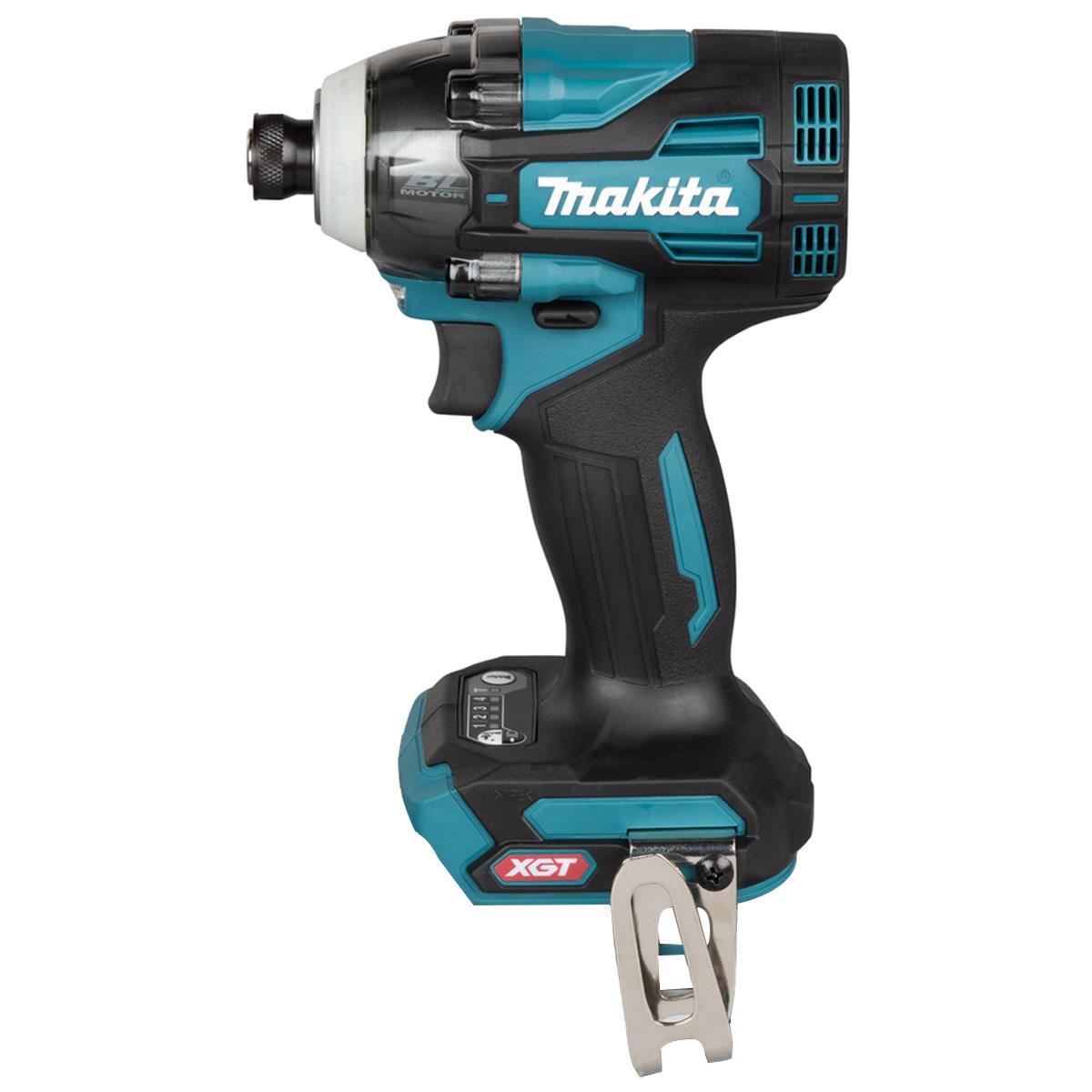 Makita DK0249G201 40V Max XGT Combi Drill & Impact Driver Combo Kit With 2 x 4.0Ah Batteries, Charger In Case