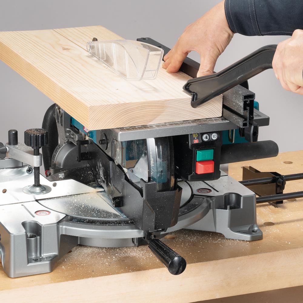 Makita LH001GZ 40V Max XGT Brushless 260mm Table Top Mitre Saw with 1 x 8.0Ah Battery & Charger