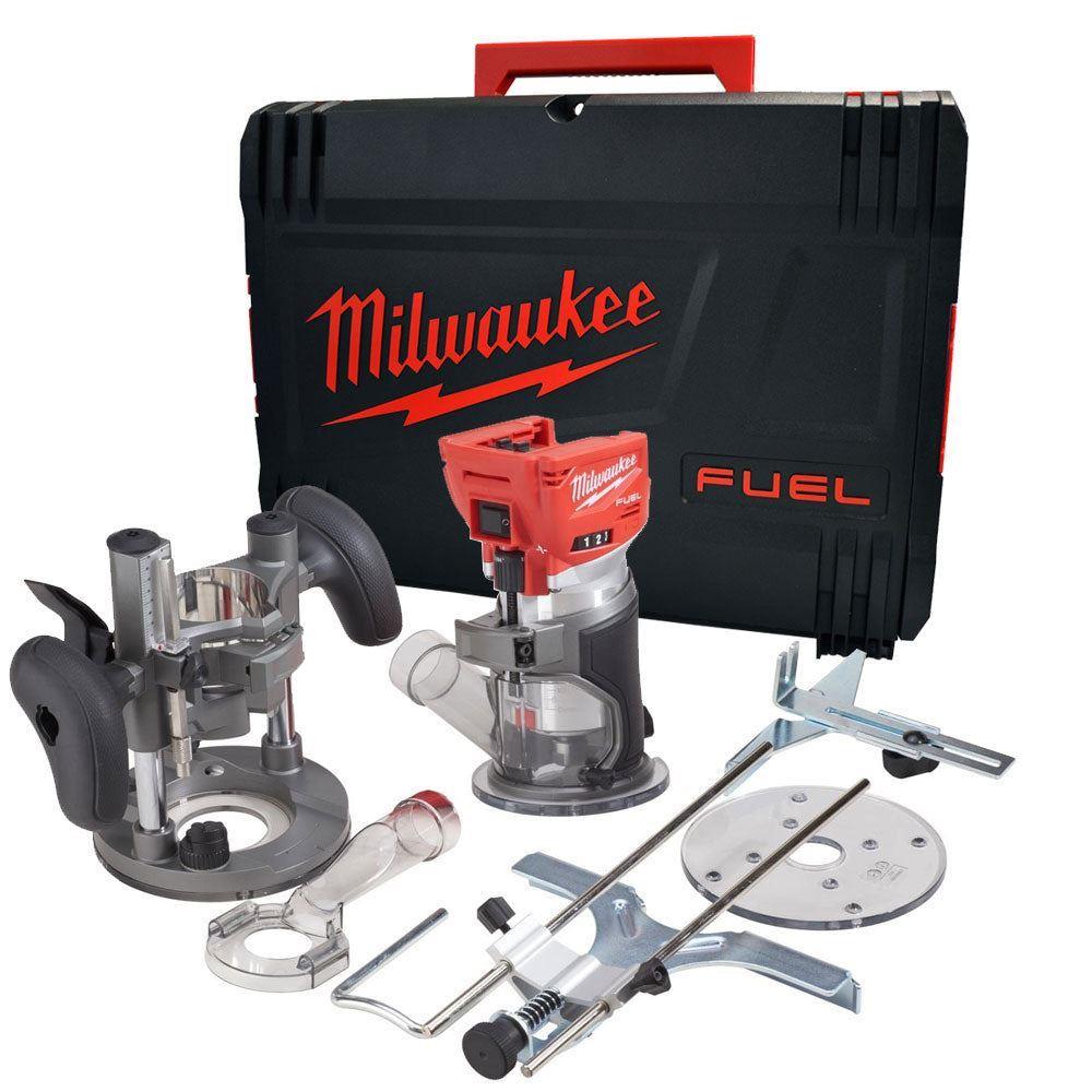 Milwaukee 18V 10 Piece Combo Kit with 3 x 5.0Ah Batteries & Charger & Accessory Set M18T4TKIT-4706