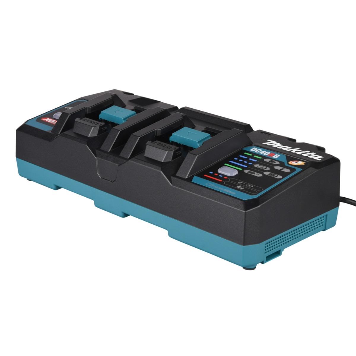 Makita GBAPSKGPE2J 40V Max XGT Power Source Kit 2 x 8.0Ah Batteries, DC40RB Charger 110V & Case