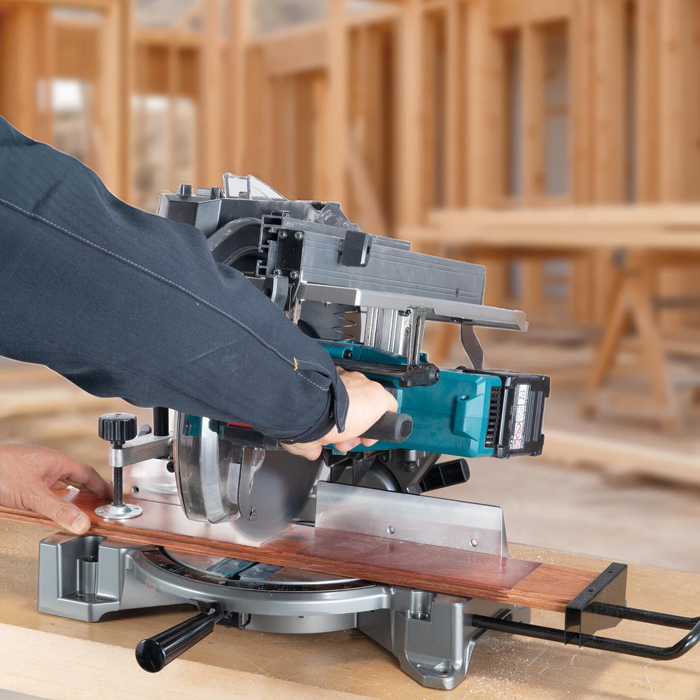 Makita LH001GZ 40V Max XGT Brushless 260mm Table Top Mitre Saw with 1 x 5.0Ah Battery & Charger